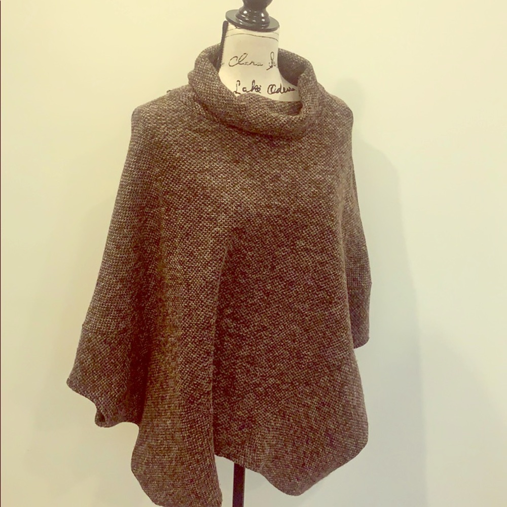 Brown Sweater Cape